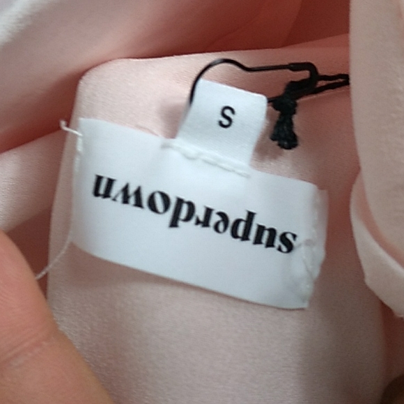 New revolve superdown women pink dress size S 100% polyester - Picture 8 of 11